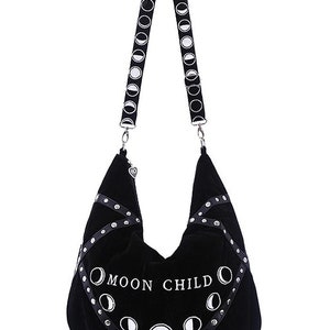Moon Child Hobo Bag - Black