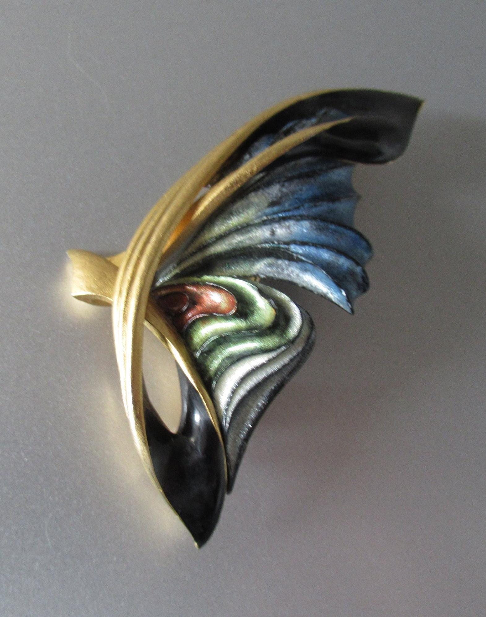 Ungaro Paris Brooch - Etsy