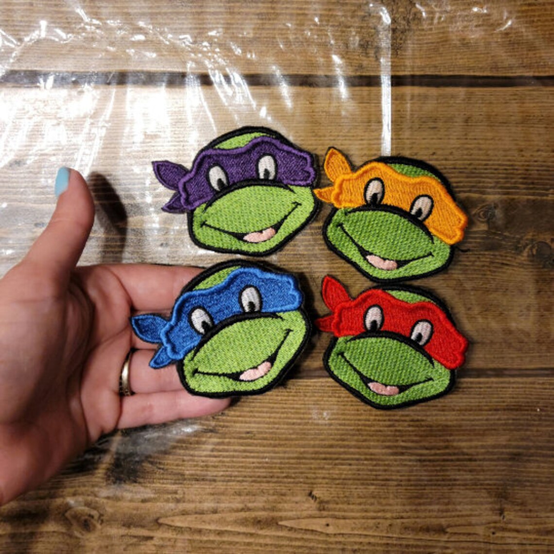 Ninja Turtle Patch Iron on Patch 3inch x 2.5 inch Etsy