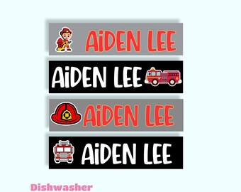 Personalized Name Stickers: Dishwasher Safe Daycare Labels