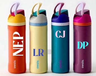 Custom Vinyl Lettering Initials Helmet Decals Daycare Labels Dishwasher Safe