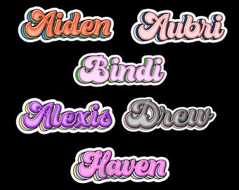 Personalized Name Stickers For Water Bottles School Supplies Daycare Items Birthday Gift Party’s Weddings
