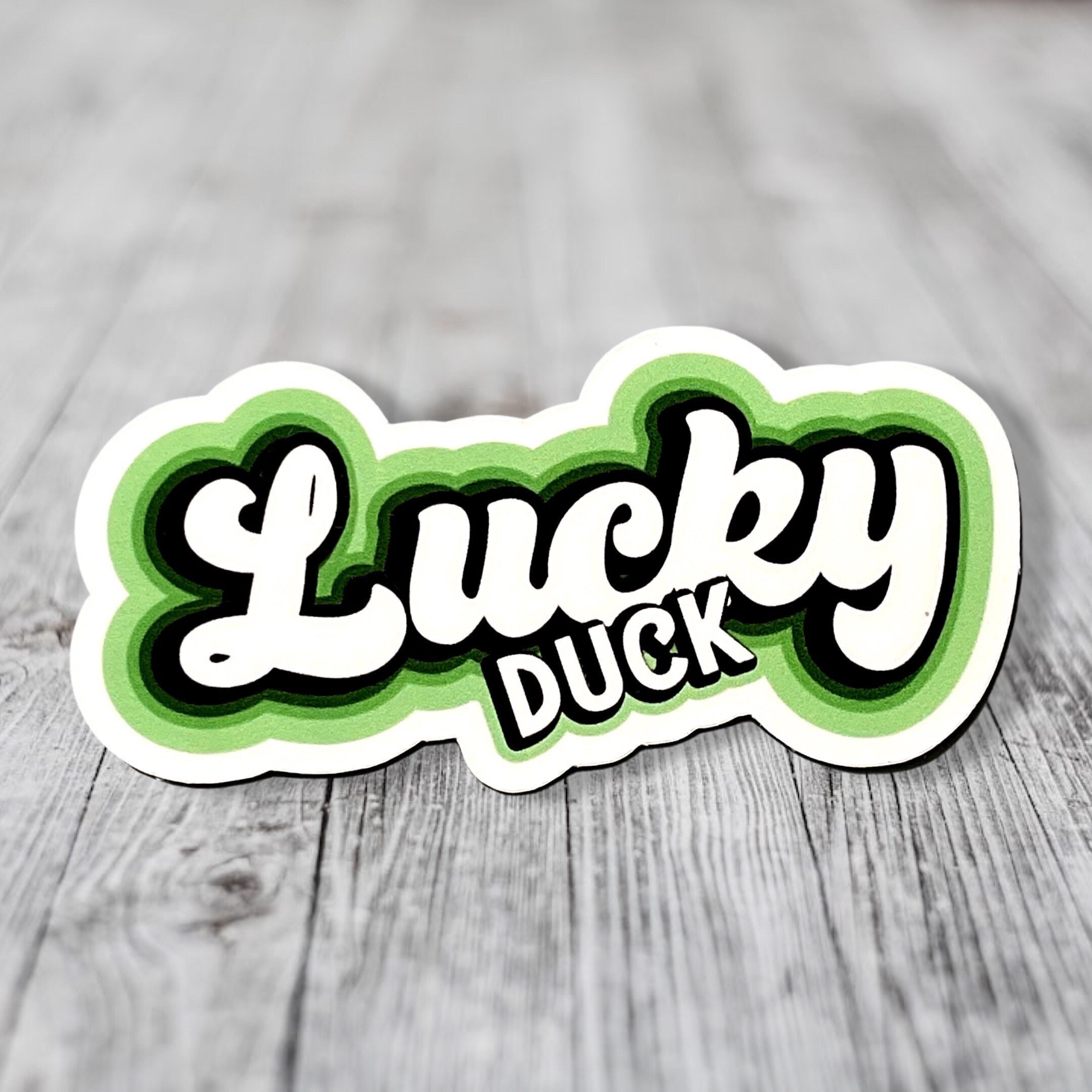 Lucky Duck Label -