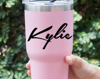 Custom Vinyl Name Decal: Personalized Water Bottle Sticker