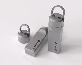 The AleX - Titanium Capsule for Ledger Nano Cold Wallets