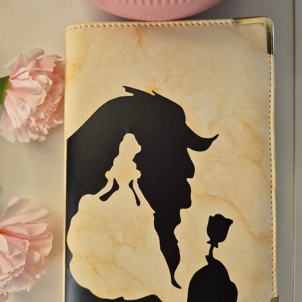 Beauty en the beast / cashstuffing / binder / agenda / belle en het beest / a6 / gele binder