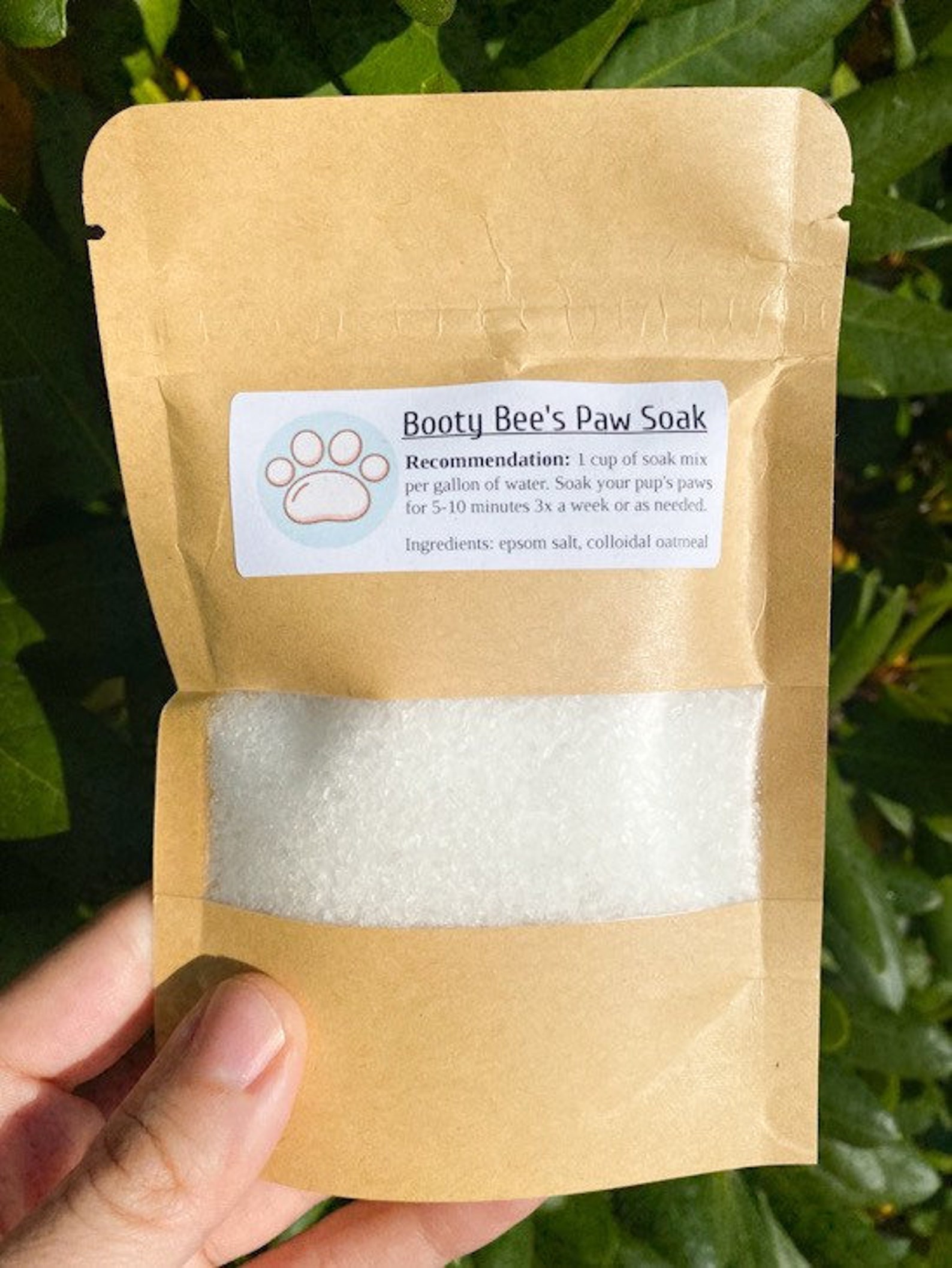 Dog Paw Soak Mix Puppy Paw Care Anti itch dog treatment Etsy