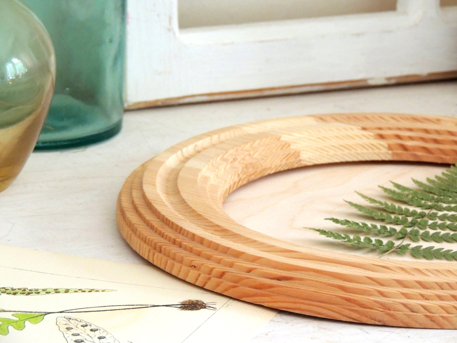 Wood Round Picture Frame8 x 8 Frame Circle FrameRustic Etsy