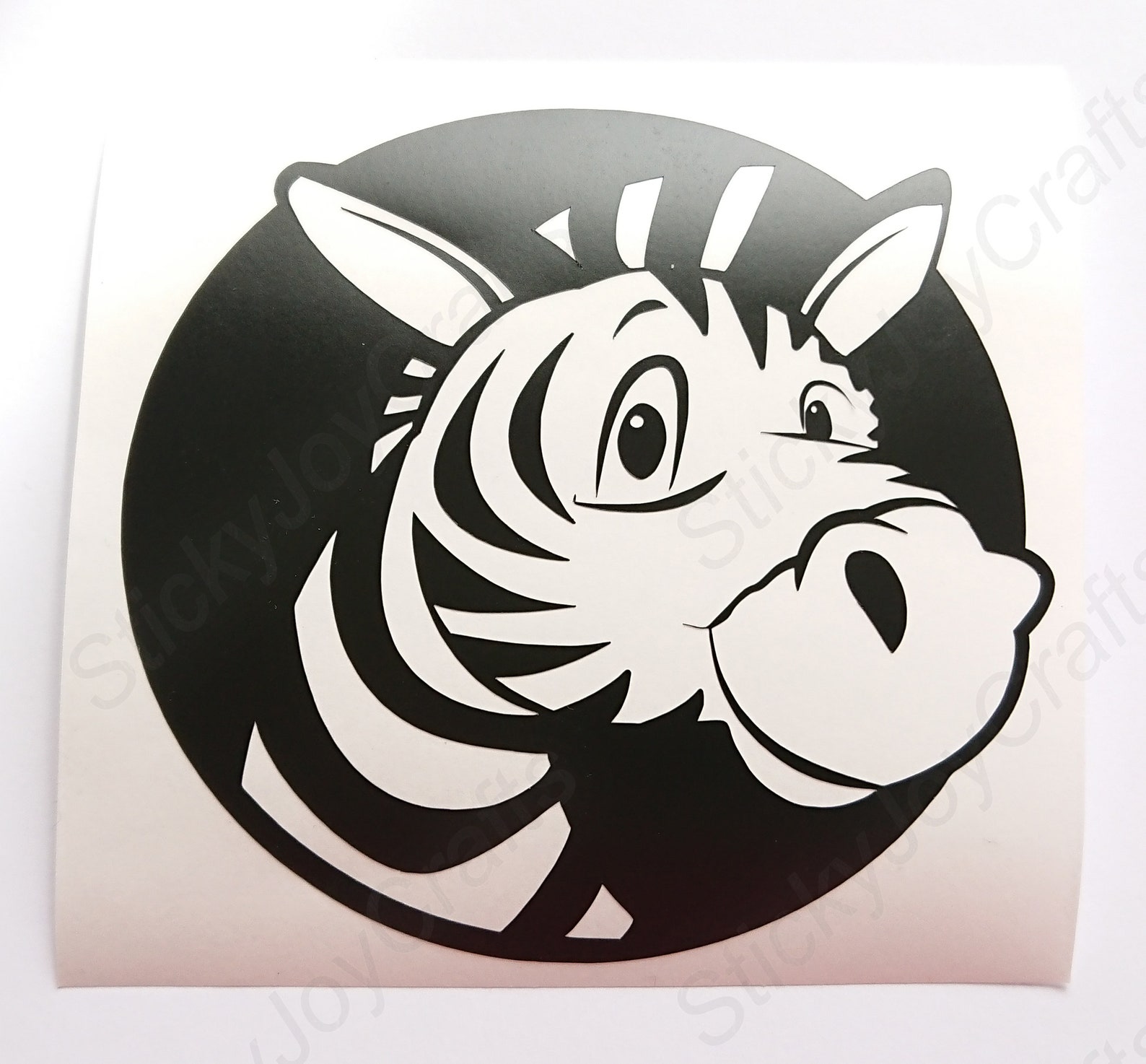 Zebra Vinyl Sticker / Decal Car Bumper Window Scrapbook Etsy Canada