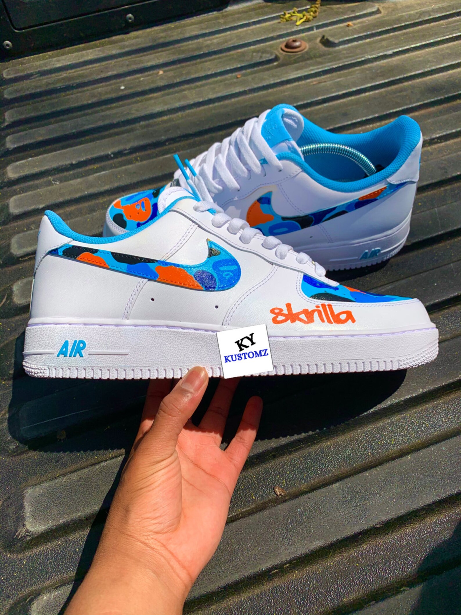 custom af1 bape