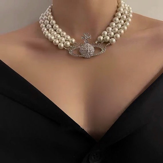 Vivienne Westwood Triple Layer Pearl 
