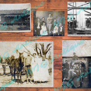 Vintage photos Ephemera for junk journals Vintage and Antique Collection of 5 old photos for art projects, Printable