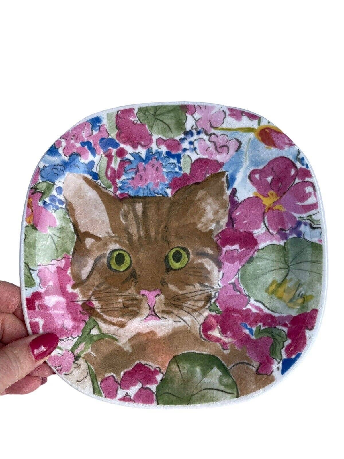 レアMinou-ettes by C. Pradalie - 1985 Cat Minou-ettes C. Pradalie Porcelain Vase 1985 Cat Flowers | eBay