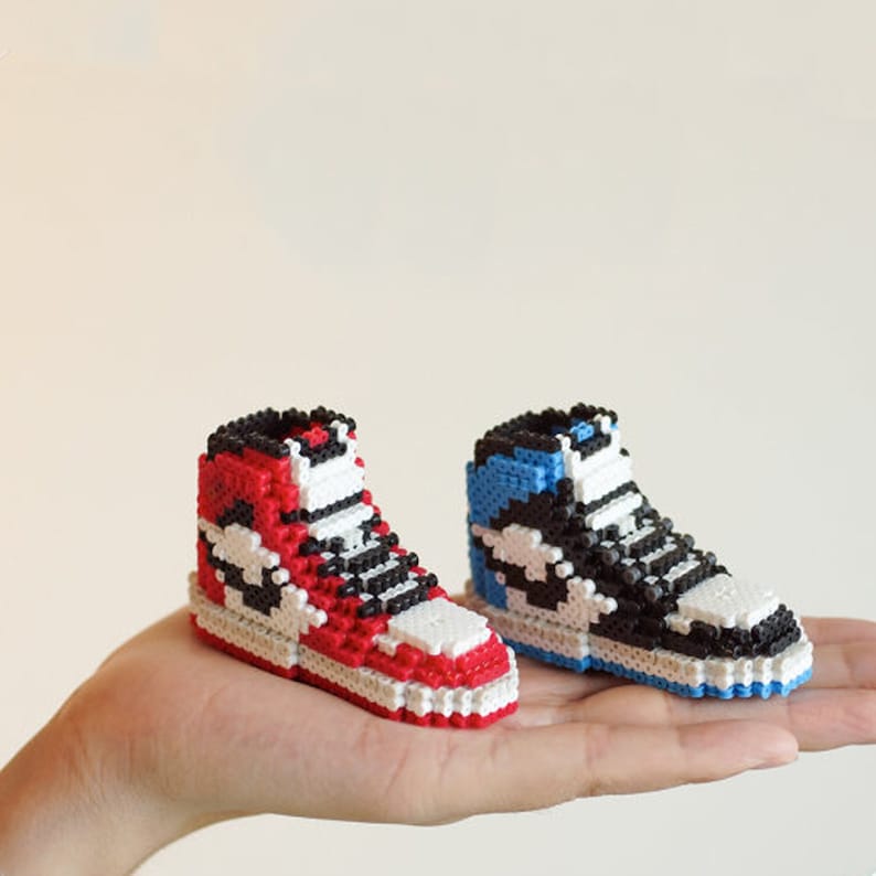 Shoe 3D Perler Bead Pattern Tutorial Instant Download Etsy Polska