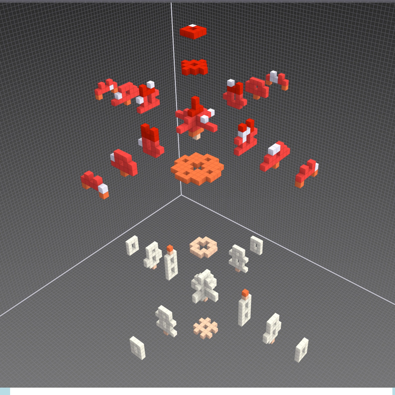 Mushroom 3D Perler Bead Pattern Tutorial Handmade Instant Etsy Australia