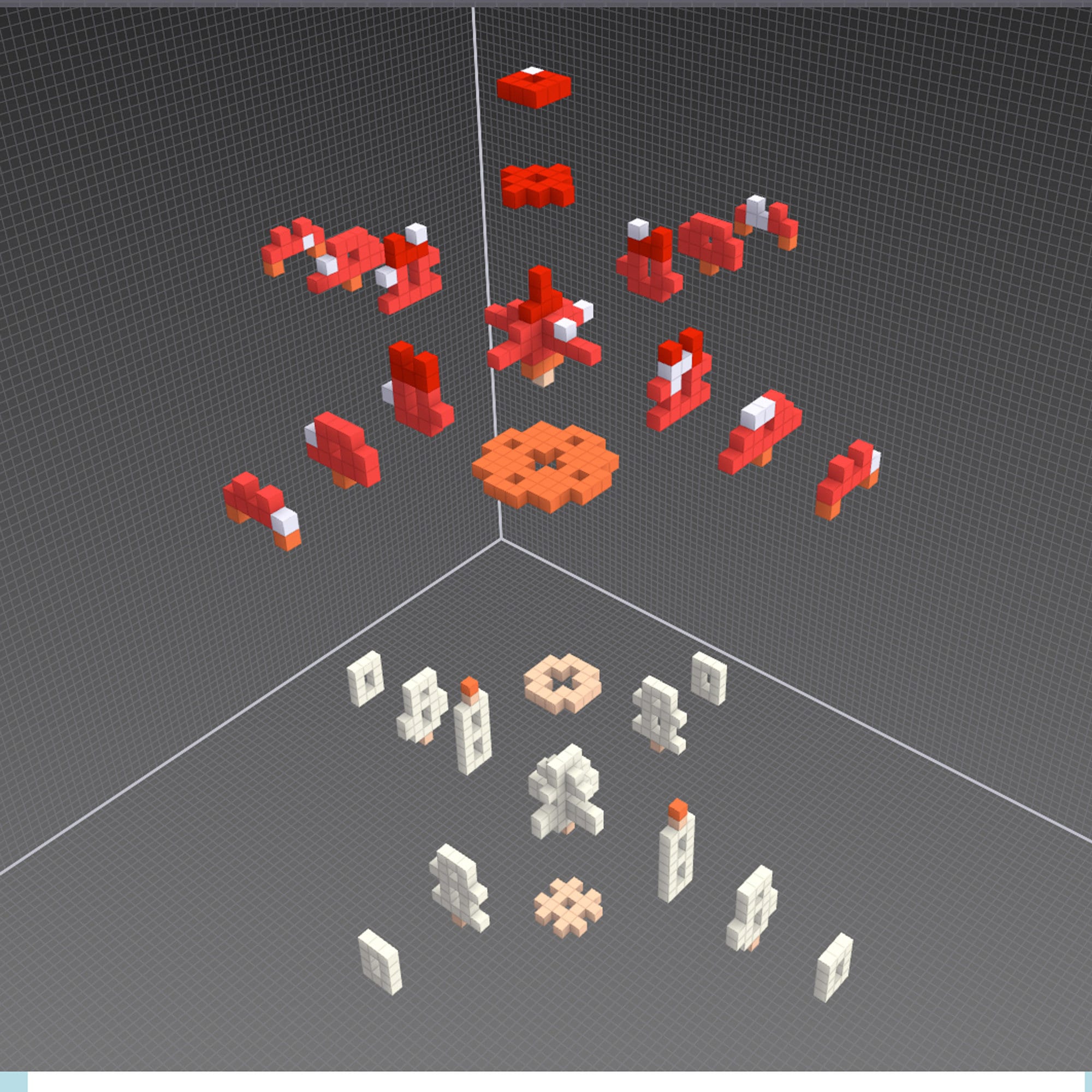 Mushroom 3D Perler Bead Pattern Tutorial Handmade Instant Etsy Australia