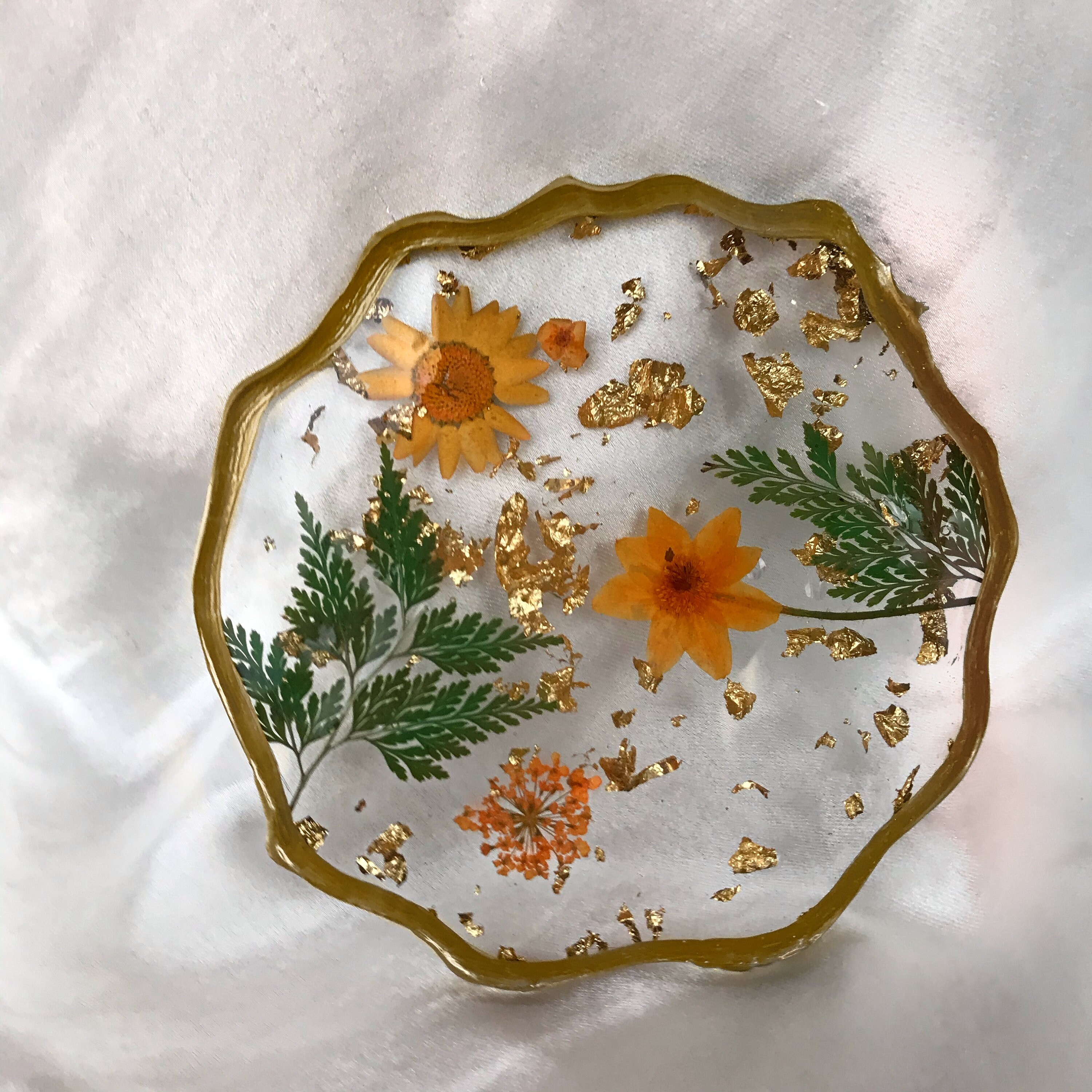 Flower Coasters Resin Coasters Set Coasters Resin Home Etsy