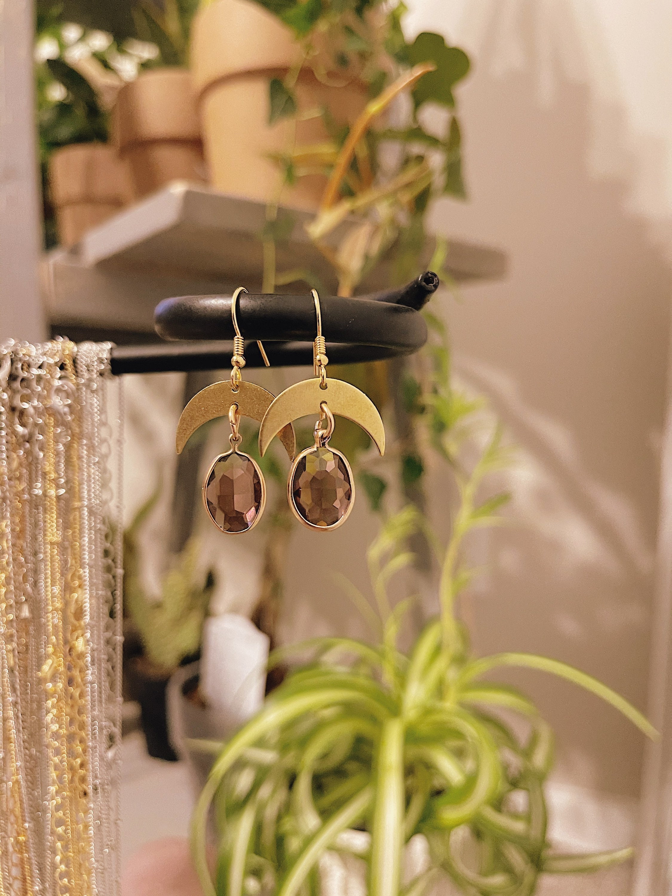 Pendientes De Cuerno, Joyas De Cuerno, Pendientes De Luna, Chaquetas De