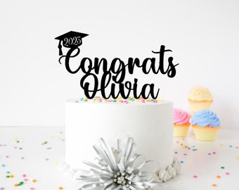 Grad cake toppers, Graduation party decorations, Gradution food picks, 2024 Graduation Party, graduate gift for graduation, 2024 grad gift,