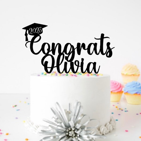 Grad cake toppers, Graduation party decorations, Gradution food picks, 2024 Graduation Party, graduate gift for graduation, 2024 grad gift,