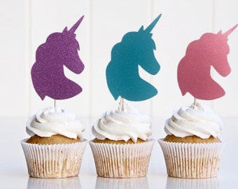 Unicorn cupcake toppers, unicorn cake topper, unicorn themed decorations, unicorn birthday decor, unicorn, unicorn birthday,