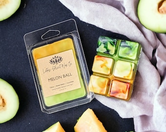Melon Ball Wax Melt, Crisp Cucumber Scent
