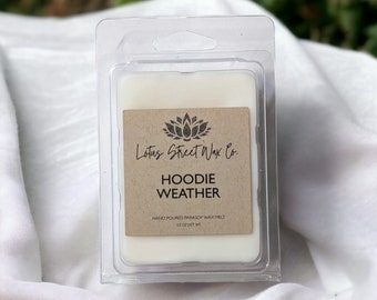 Cera derretida para sudadera con capucha Weather, aroma a manzana y menta