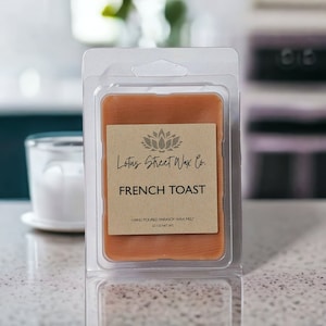 French Toast Wachs schmelzen, ohne Phthalate, Parabene, ohne Tierleid, Vegan freundlich, Geschenk für sie, Geschenk für ihn