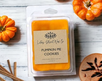 Pumpkin Pie Cookies Wax Melt, Fall Scent