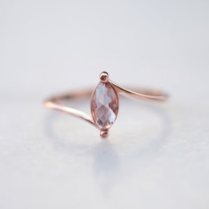 14K Gold Plated Zultanite Solitaire Proposal Ring/ Unique Promise Ring/ Handmade Color Changing Gemstone/ Minimalist Dainty Elegant Ring