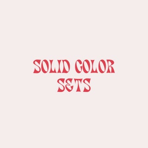 SOLID Color Gel X Press On Nail Set | Hand Painted + Reusable Press On Nails | Short, Medium, Long, Matte, Glossy False Custom Nails