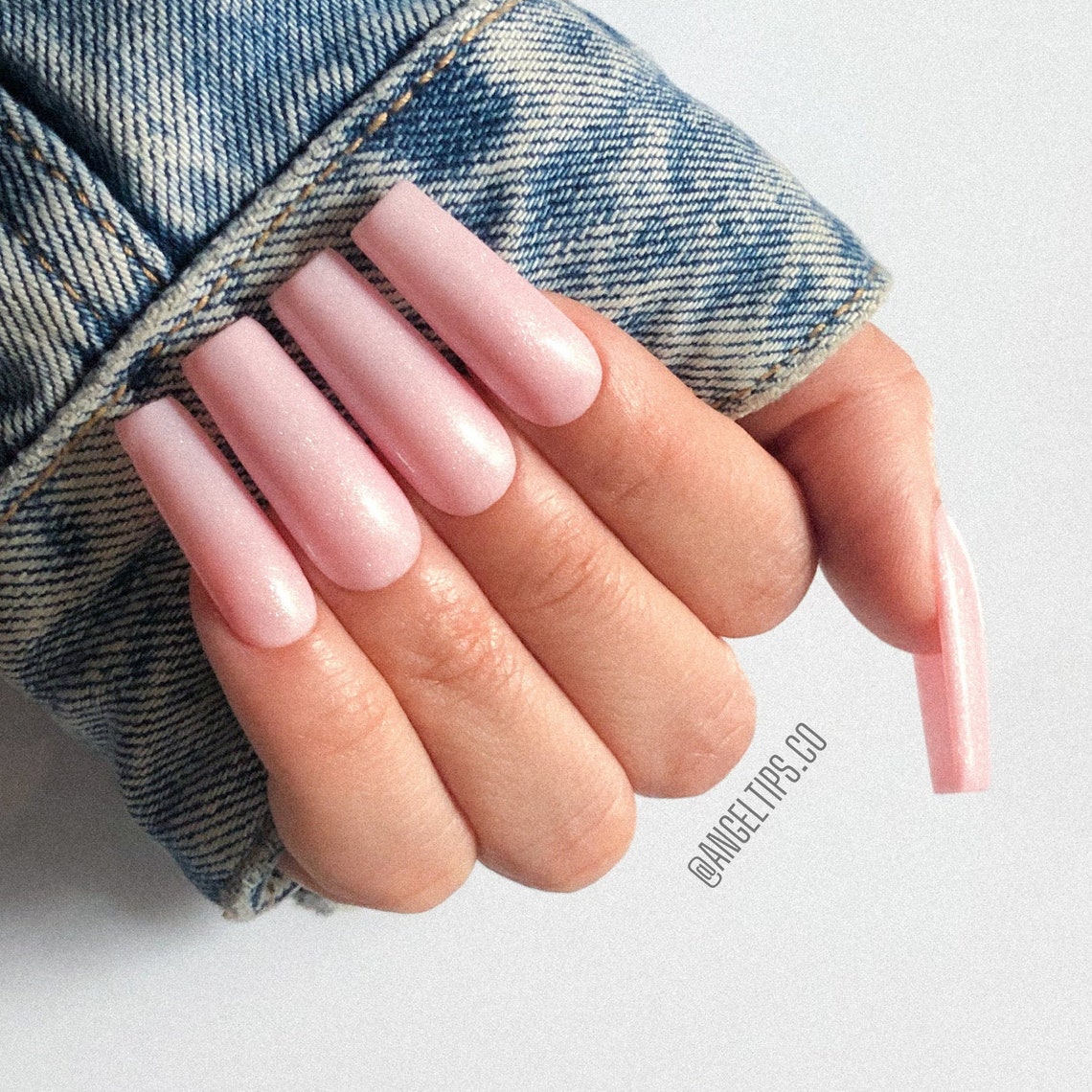 BALLERINA PINK Nails / Luxury Durable Reusable Press On Etsy