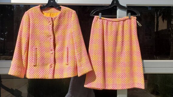 Vintage 1960's I Magnin BH Wragge Mod Psychedelic… - image 1