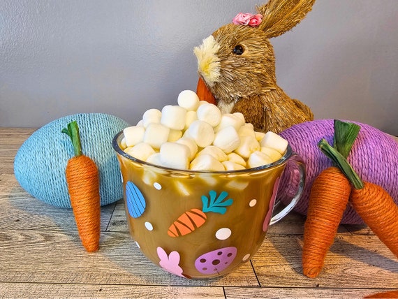 Easter Eggs And Bunnies Coffee Mug 18 Oz Coffee Mug