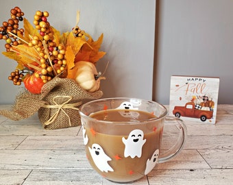 Halloween Spooky Ghost Cappuccino Mug 18 OZ Coffee Mug