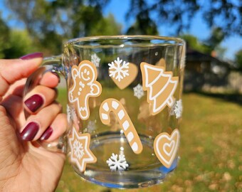 Gingerbread Christmas Cookie Libby Mug 13 Oz