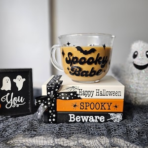 Halloween Spooky Babe Cappuccino Mug 18 Oz Coffee Mug