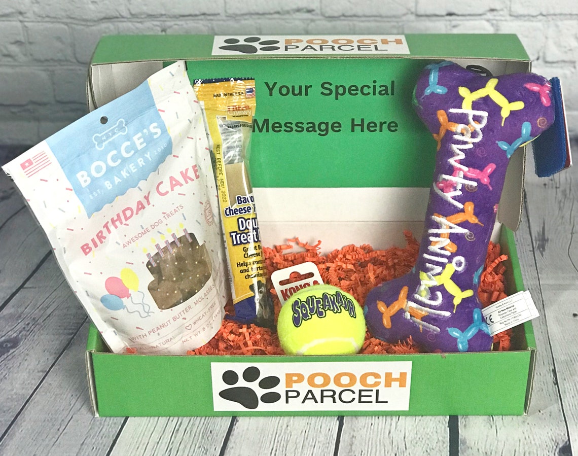 Large Dog Birthday Gift Box Dog Gift Delivery Pooch Parcel Etsy