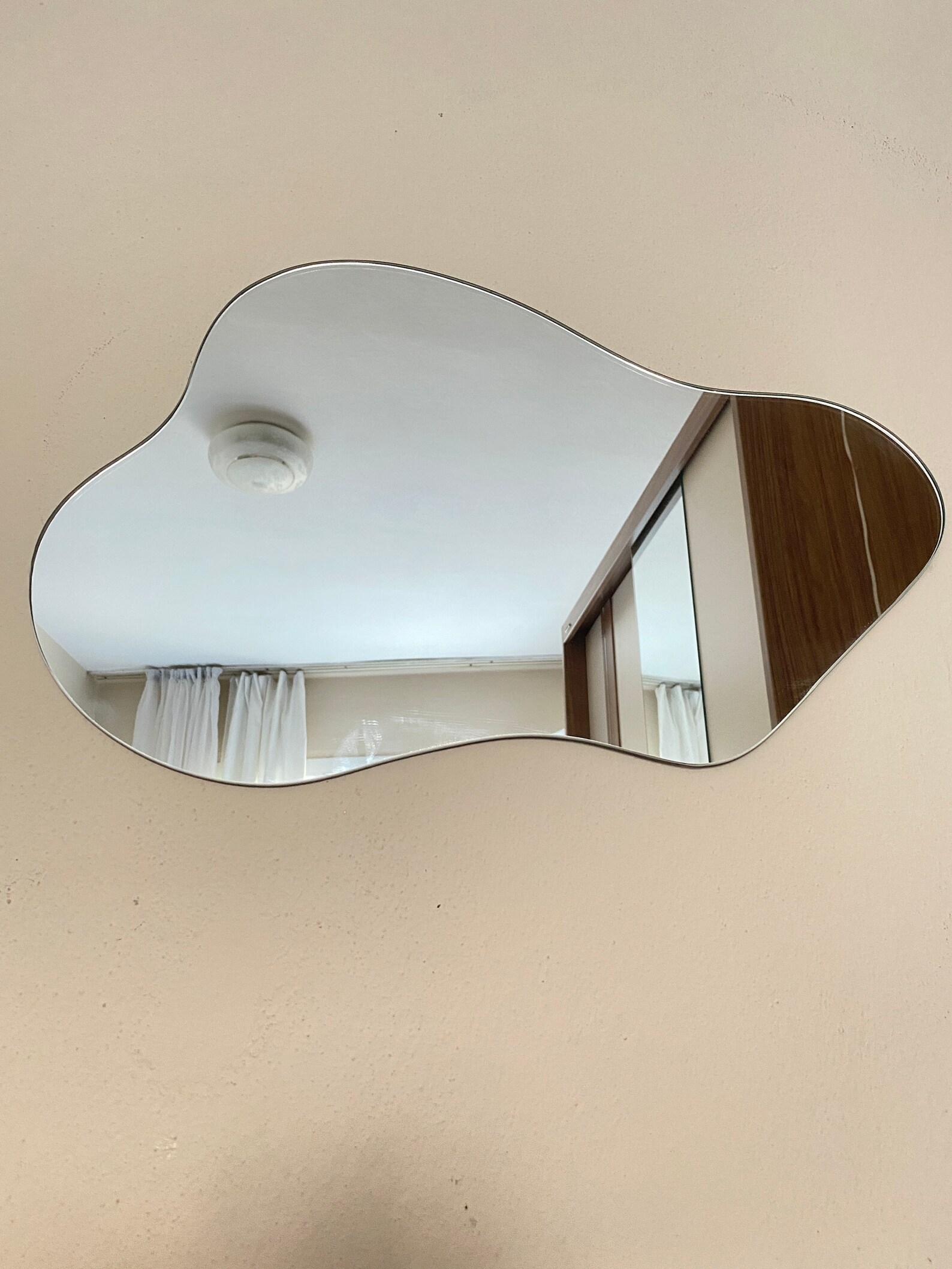 Wavy Asymmetrical Mirror Asymmetric Mirror Asymmetrical Etsy