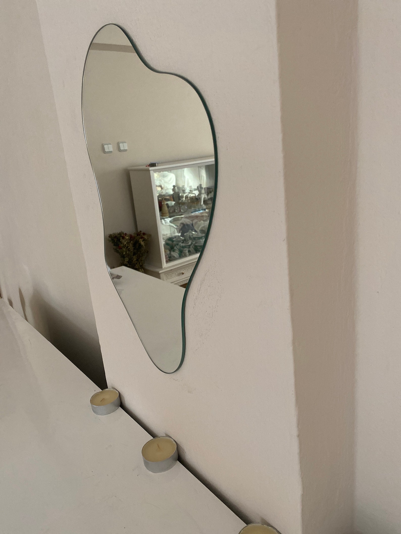 Wavy Asymmetrical Mirror Asymmetric Mirror Asymmetrical | Etsy