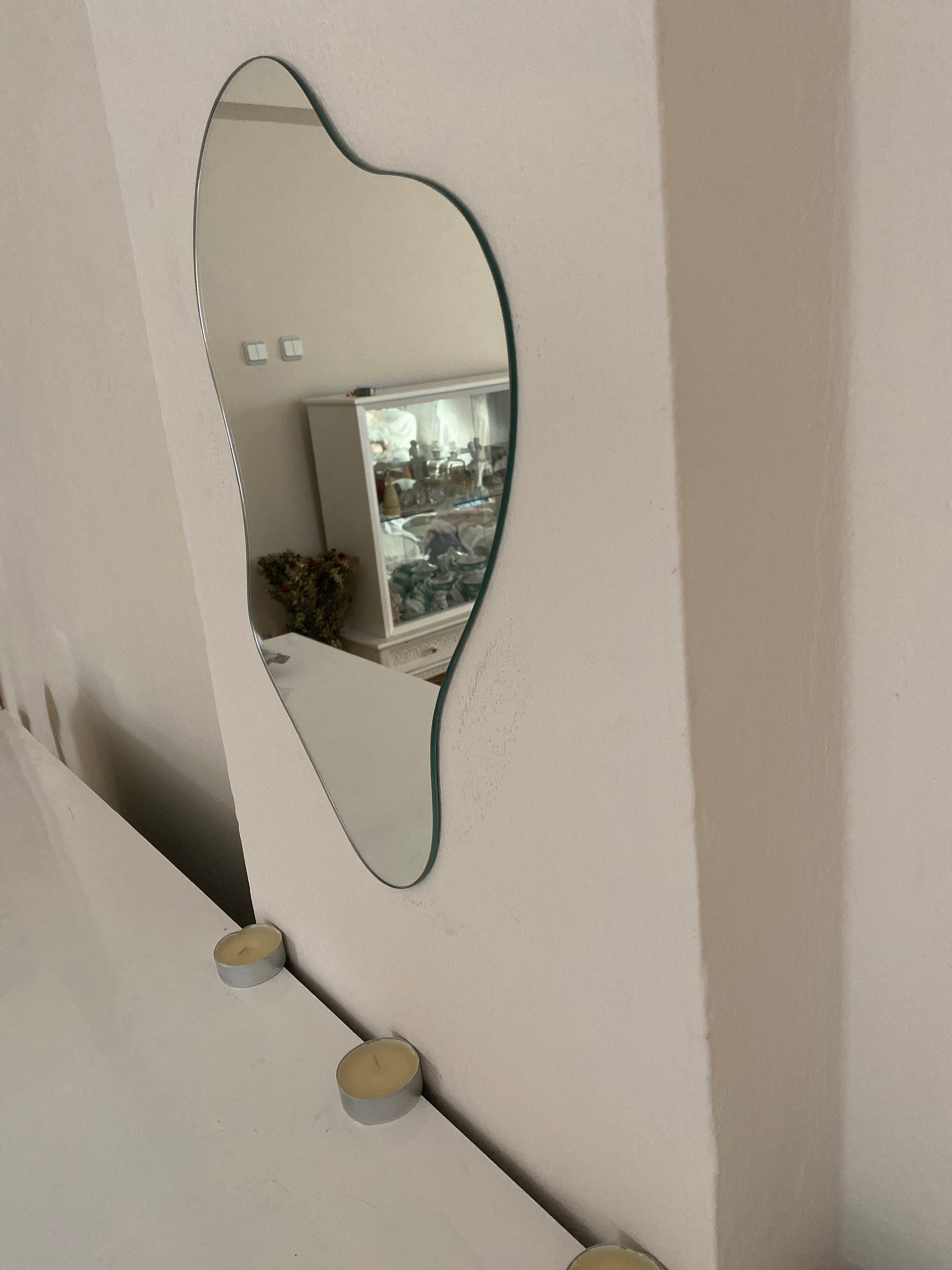 Wavy Asymmetrical Mirror Asymmetric Mirror Asymmetrical | Etsy