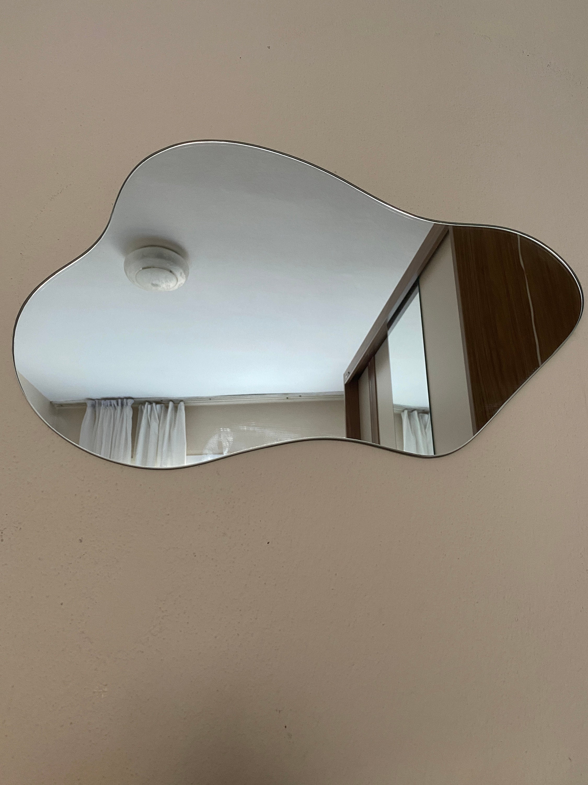 Wavy Asymmetrical Mirror Asymmetric Mirror Asymmetrical | Etsy