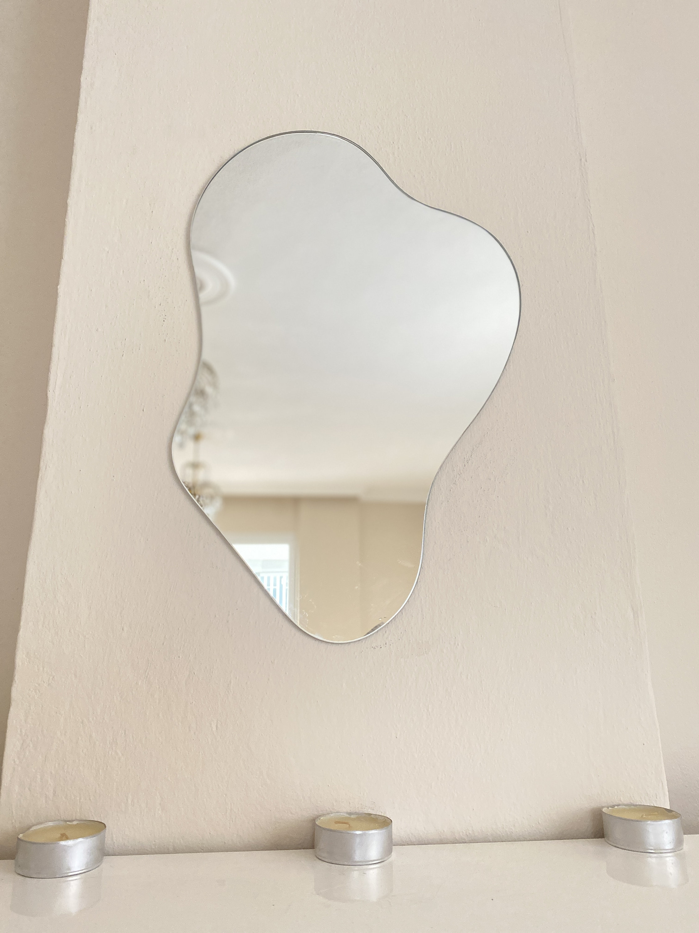 Wavy Asymmetrical Mirror Asymmetric Mirror Asymmetrical Etsy