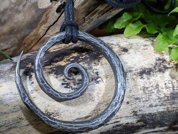 Spiral Pendant Wiccan, Wicca, Celtic Goddess Pendant, Protection Necklace Pagan Jewellery.