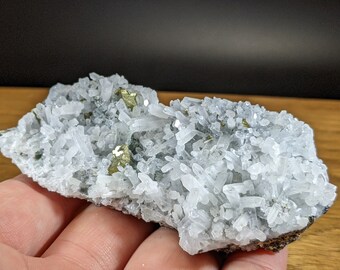 Quartz, Pyrite Crystal Bed Specimen, Raw Crystal Piece
