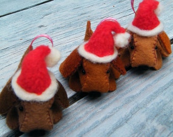 Christmas dogs - PDF pattern - sewing pattern - instant download
