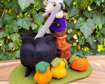Hedgehog - pumpkin soup for Halloween - PDF pattern - sewing pattern - instant download