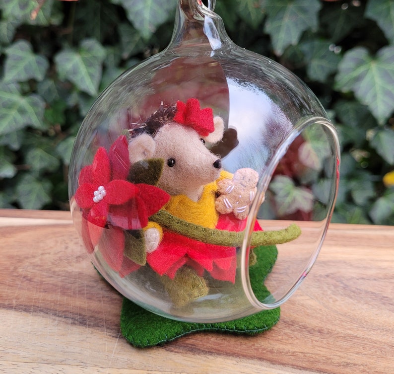 Hedgehog Christmas bauble PDF pattern sewing pattern instant download image 4