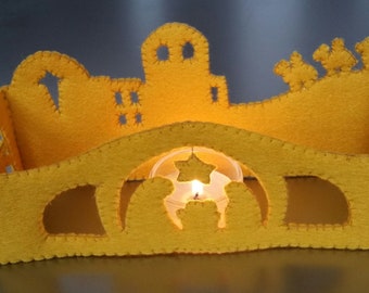 Nativity scene light - PDF pattern - sewing pattern - instant download