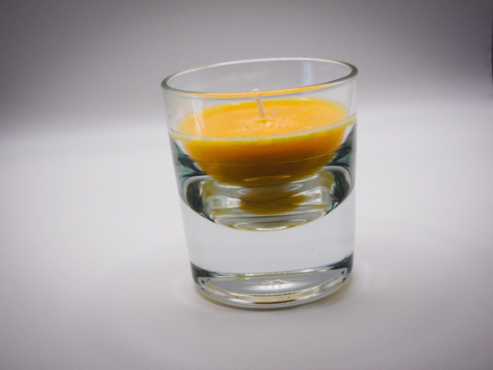 Heavy Bottom Whisky Glass Candle, 12 Hr Burn Time. Vegan Friendly